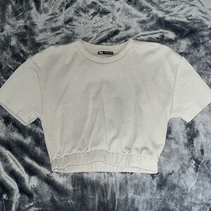 ZARA-cropped tee
